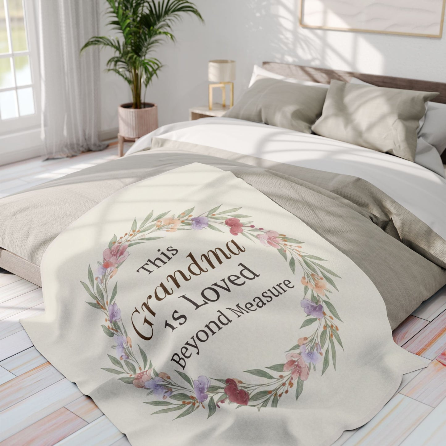 This Grandma Is Loved Beyond Measure Blanket