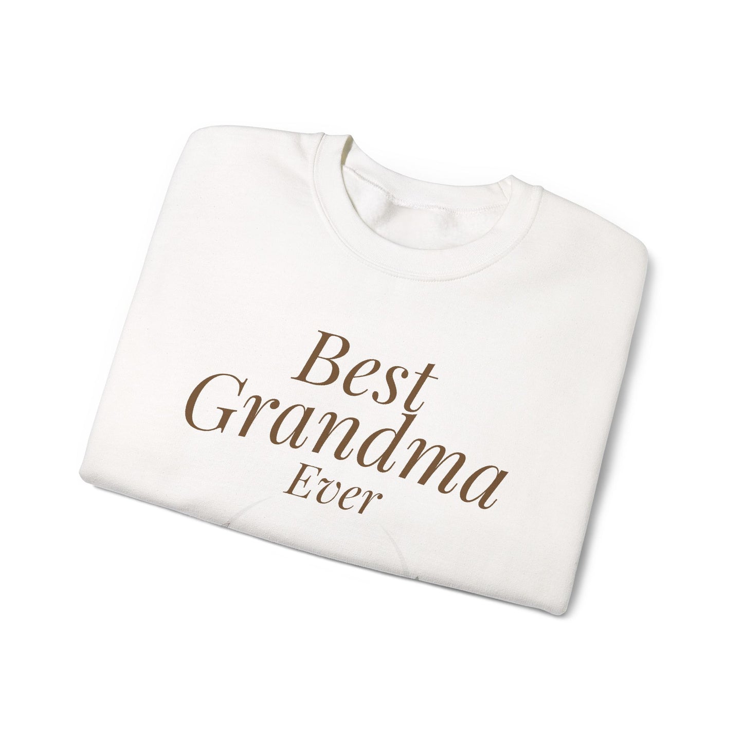 Grandma Sweatshirt - "Best Grandma Ever" Floral Pullover Gift